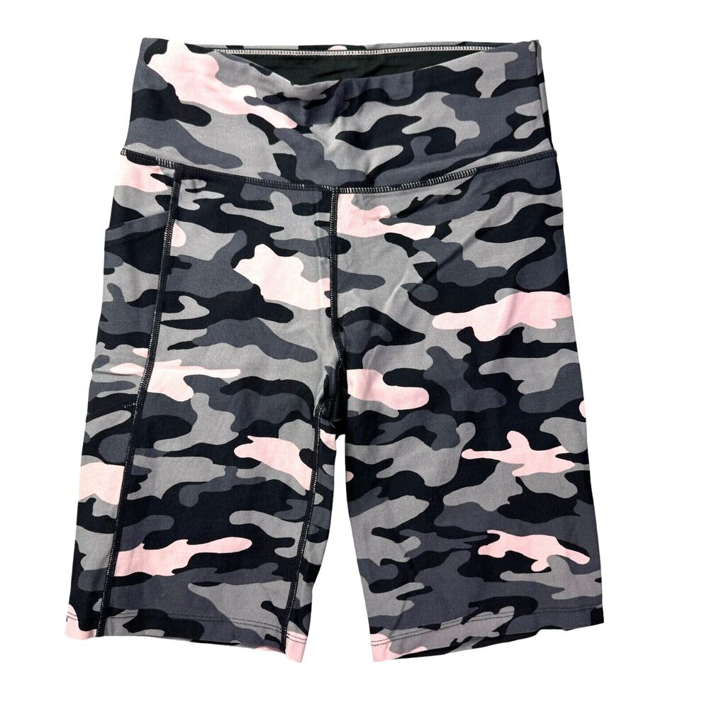 Calvin Klein Shorts Women's Small Pink Biker Performance High Waist 9" Pocket